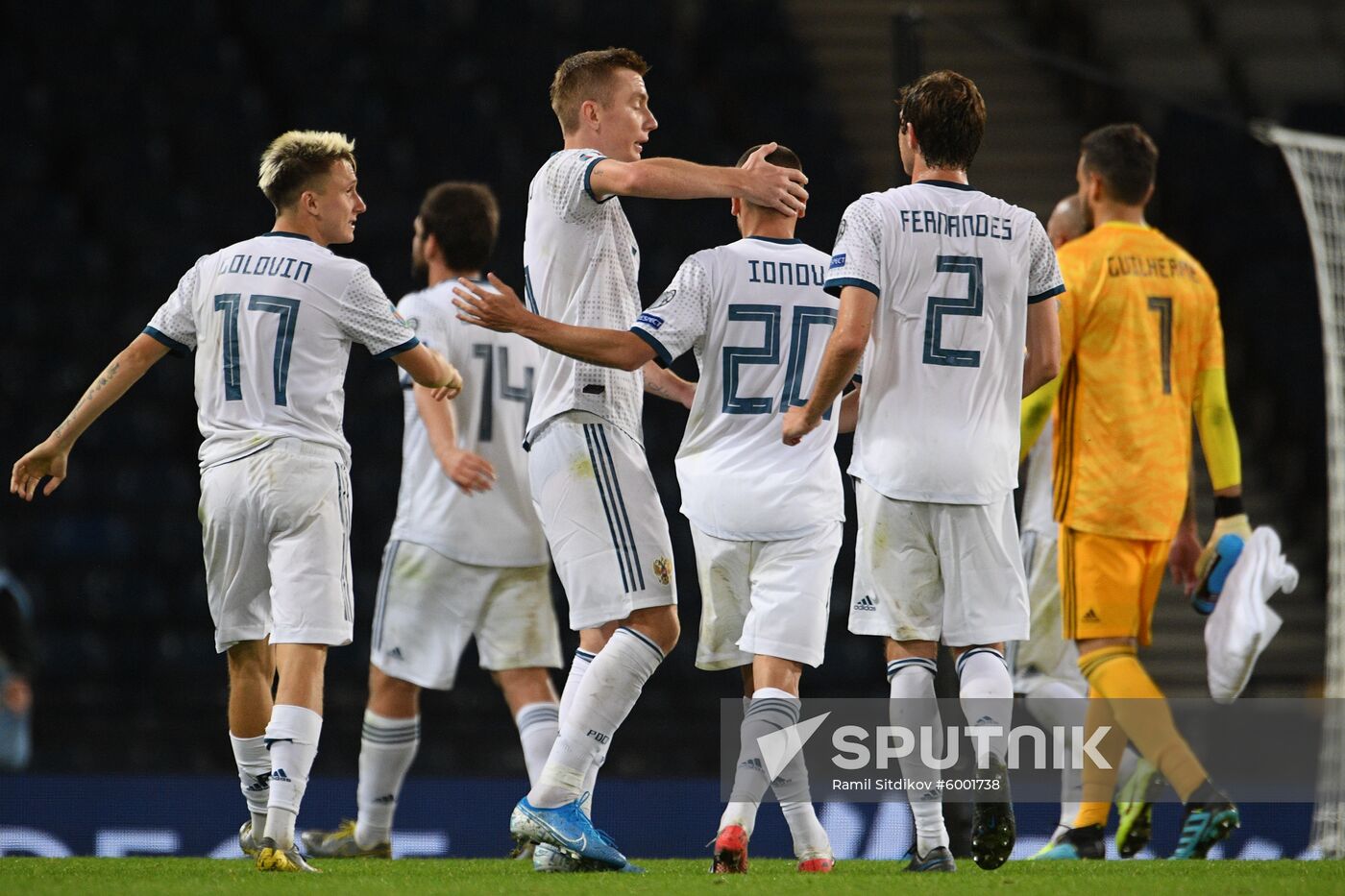 Britain Soccer Euro 2020 Qualifier Scotland - Russia