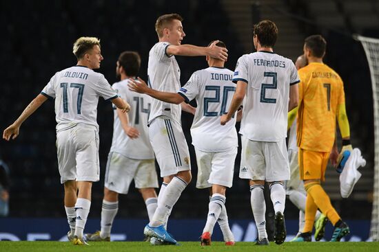 Britain Soccer Euro 2020 Qualifier Scotland - Russia