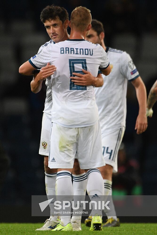 Britain Soccer Euro 2020 Qualifier Scotland - Russia