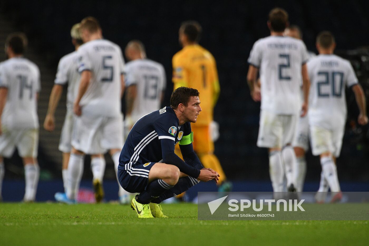 Britain Soccer Euro 2020 Qualifier Scotland - Russia