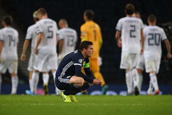 Britain Soccer Euro 2020 Qualifier Scotland - Russia