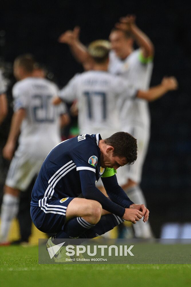 Britain Soccer Euro 2020 Qualifier Scotland - Russia