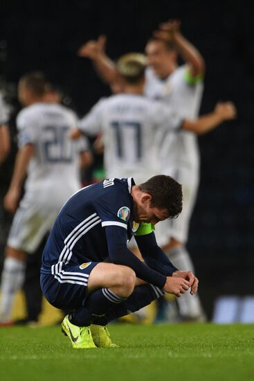 Britain Soccer Euro 2020 Qualifier Scotland - Russia