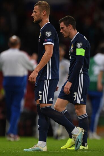 Britain Soccer Euro 2020 Qualifier Scotland - Russia