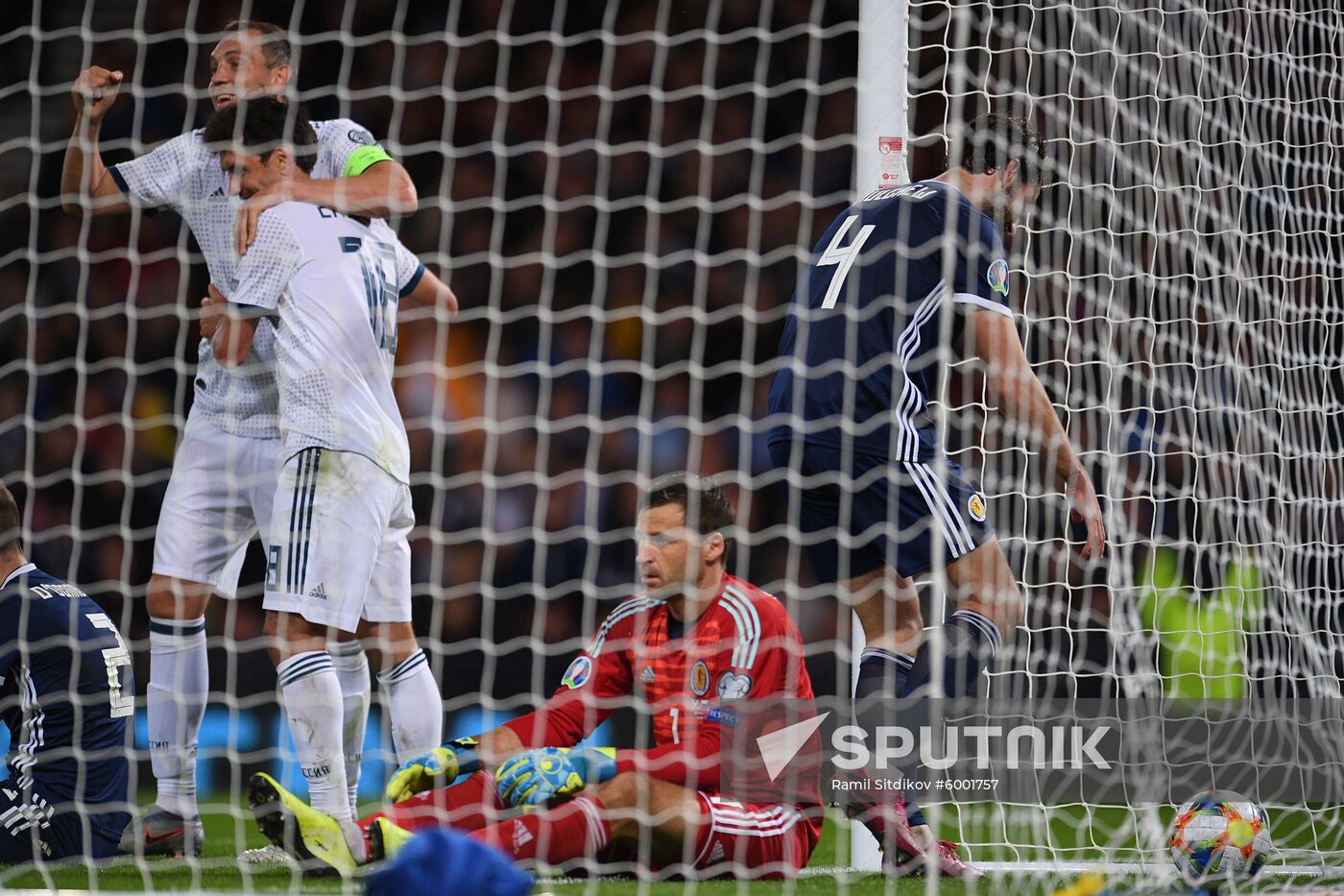 Britain Soccer Euro 2020 Qualifier Scotland - Russia