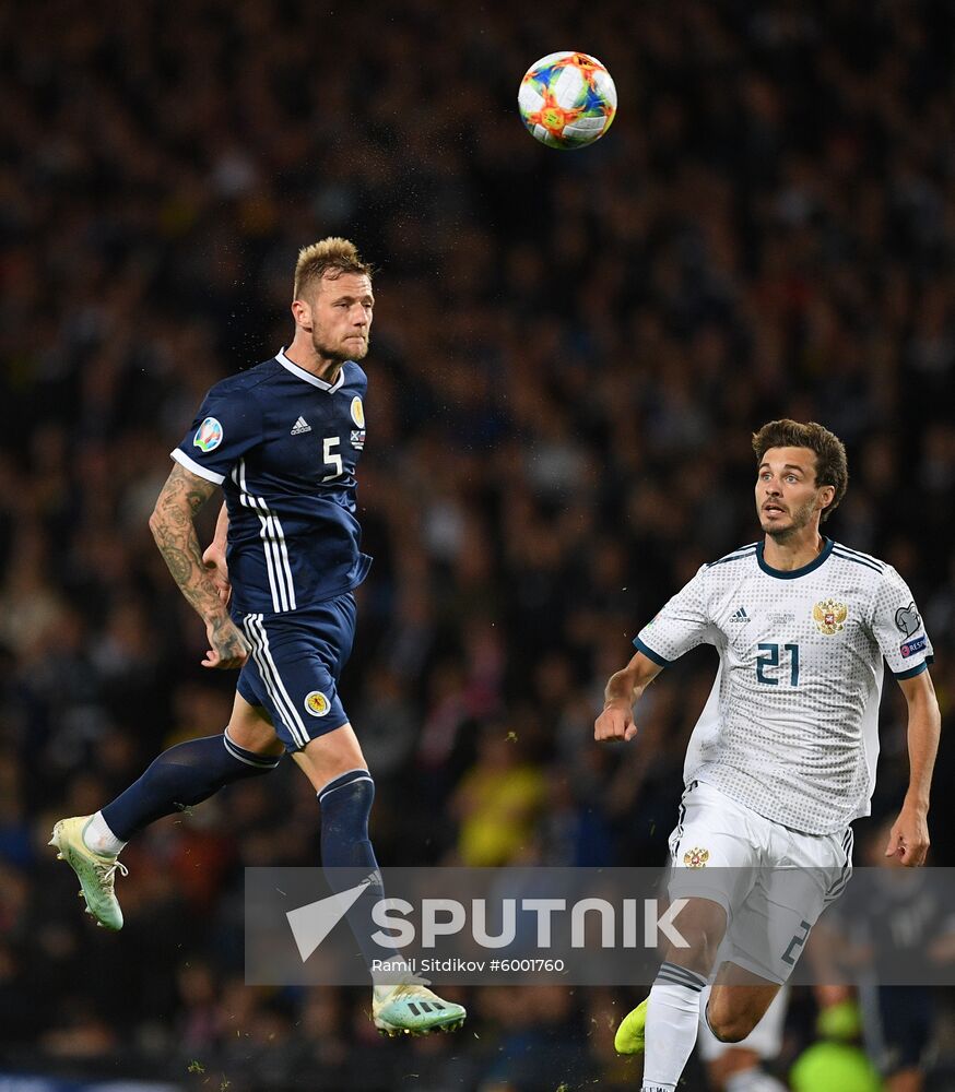 Britain Soccer Euro 2020 Qualifier Scotland - Russia