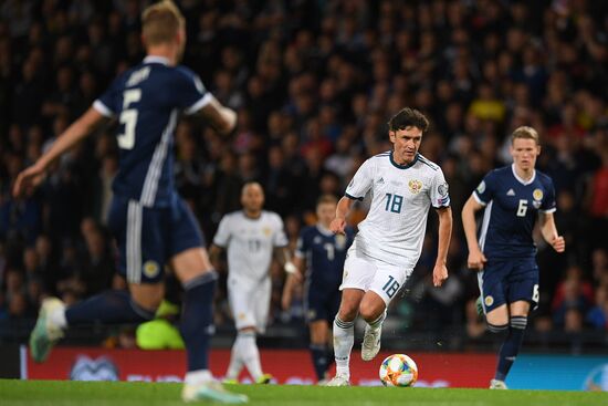 Britain Soccer Euro 2020 Qualifier Scotland - Russia