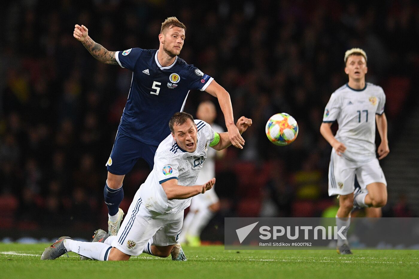 Britain Soccer Euro 2020 Qualifier Scotland - Russia