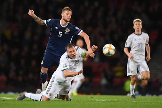 Britain Soccer Euro 2020 Qualifier Scotland - Russia