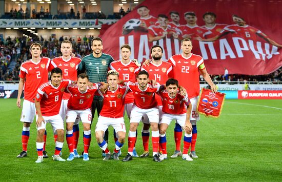 Russia Soccer Euro 2020 Qualifier Russia - Kazakhstan