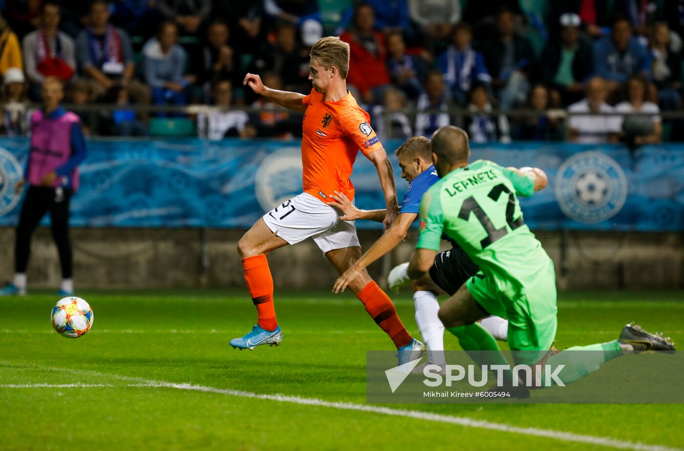 Estonia Soccer Euro 2020 Qualifier Estonia - Netherlands