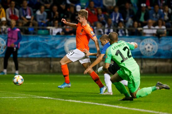 Estonia Soccer Euro 2020 Qualifier Estonia - Netherlands