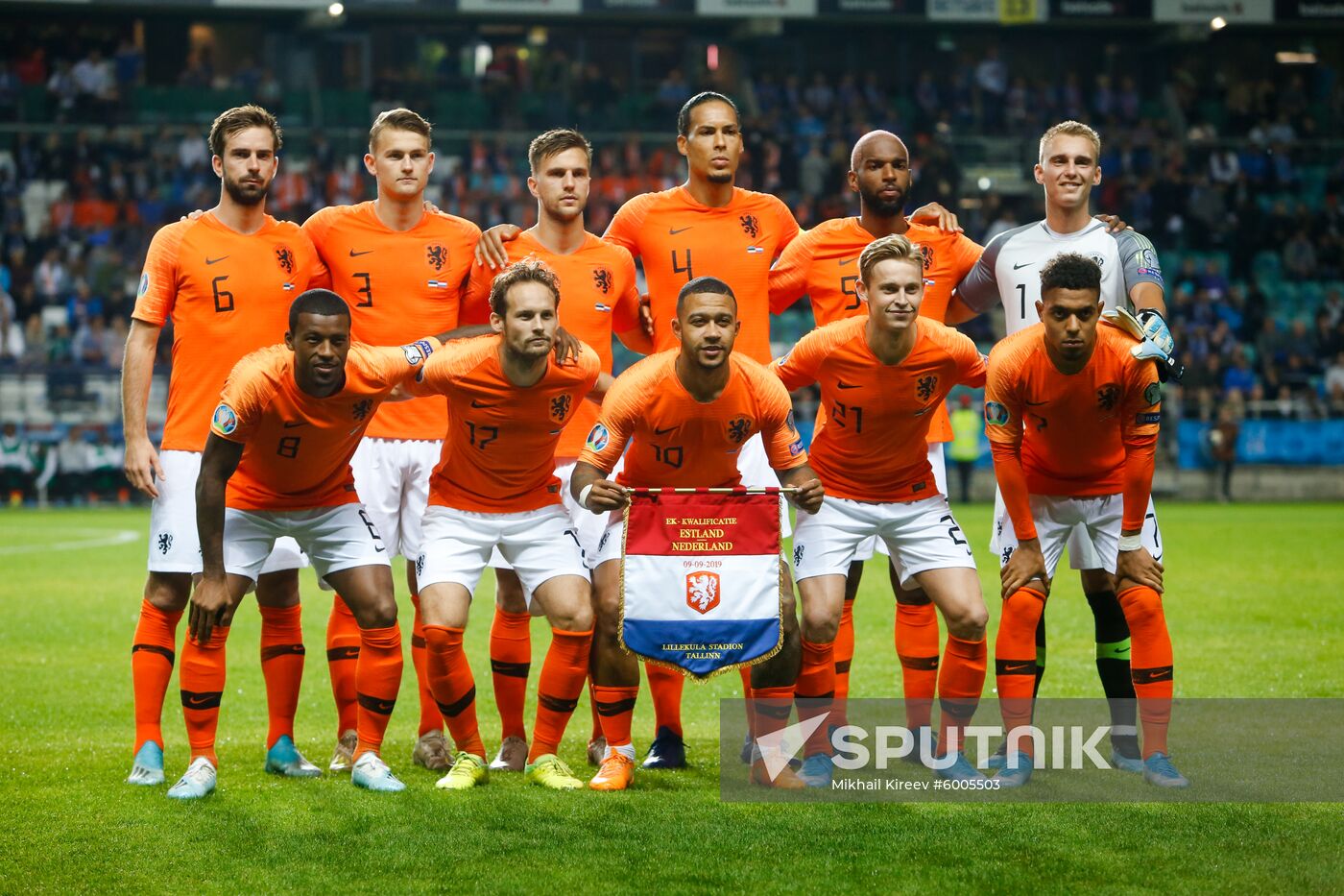 Estonia Soccer Euro 2020 Qualifier Estonia - Netherlands