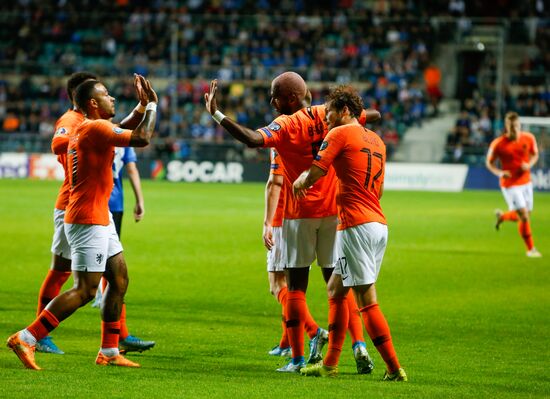 Estonia Soccer Euro 2020 Qualifier Estonia - Netherlands