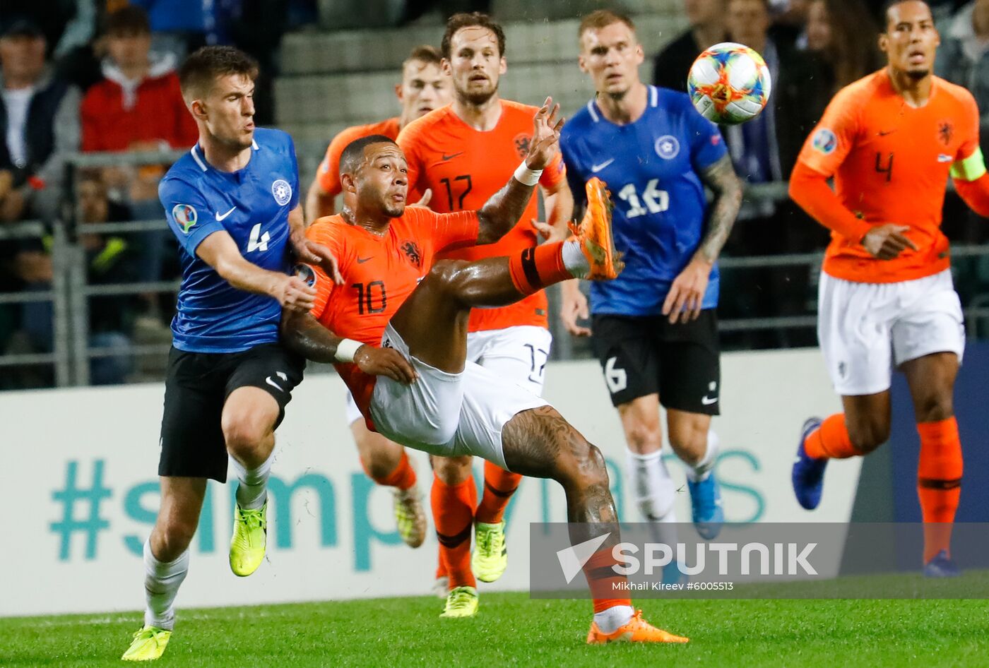 Estonia Soccer Euro 2020 Qualifier Estonia - Netherlands
