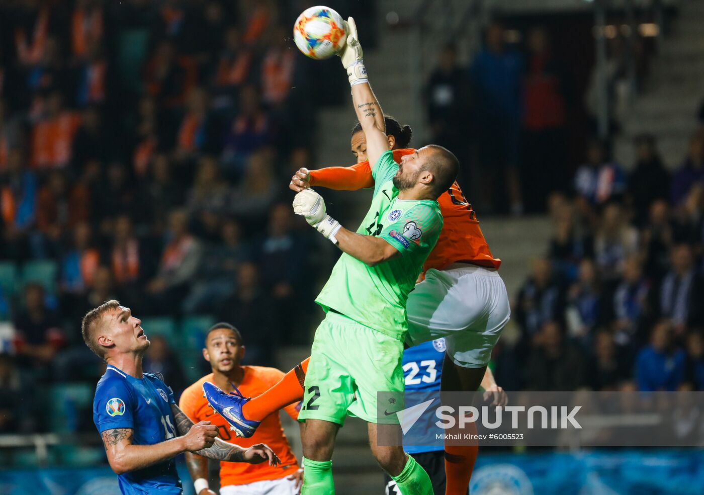 Estonia Soccer Euro 2020 Qualifier Estonia - Netherlands