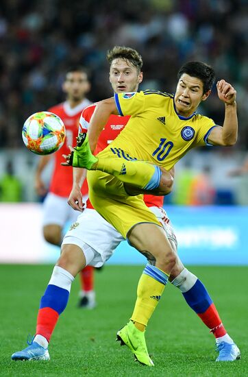 Russia Soccer Euro 2020 Qualifier Russia - Kazakhstan