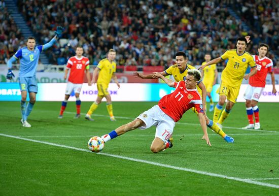 Russia Soccer Euro 2020 Qualifier Russia - Kazakhstan