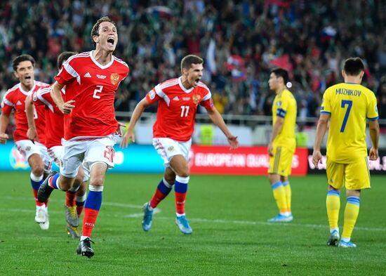 Russia Soccer Euro 2020 Qualifier Russia - Kazakhstan