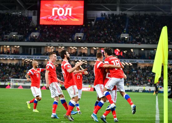 Russia Soccer Euro 2020 Qualifier Russia - Kazakhstan