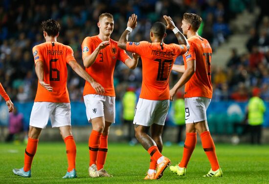 Estonia Soccer Euro 2020 Qualifier Estonia - Netherlands