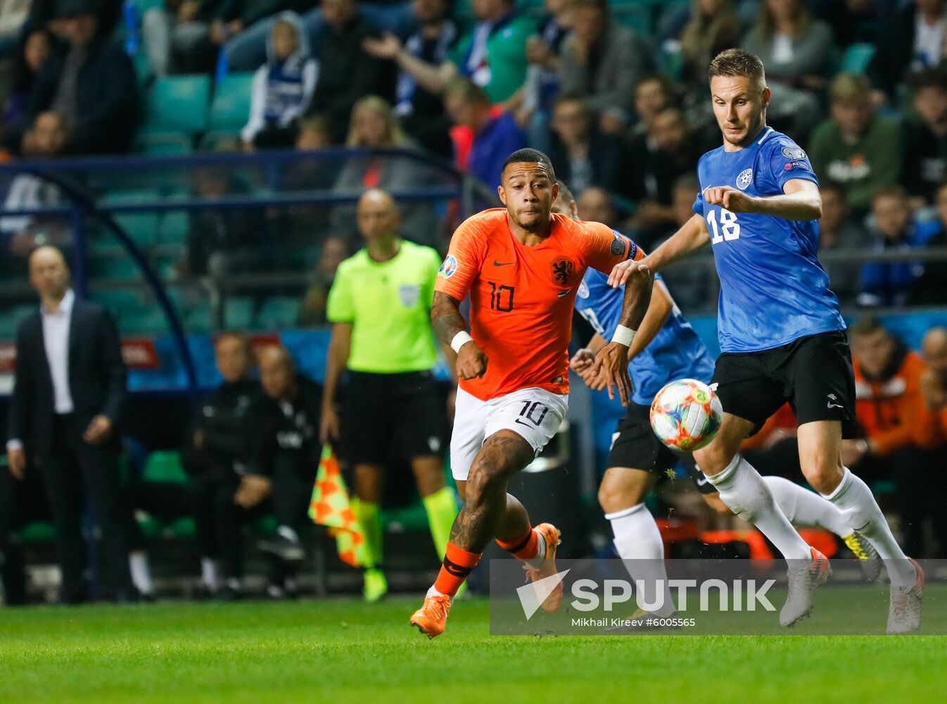Estonia Soccer Euro 2020 Qualifier Estonia - Netherlands