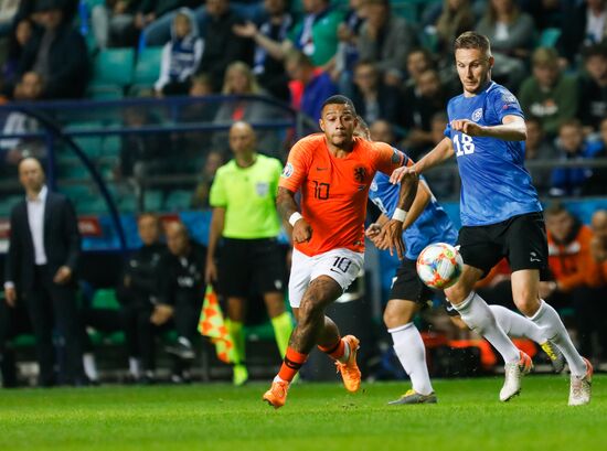 Estonia Soccer Euro 2020 Qualifier Estonia - Netherlands