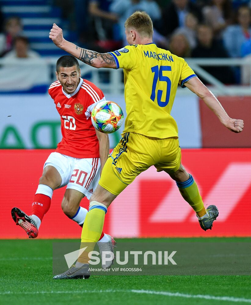 Russia Soccer Euro 2020 Qualifier Russia - Kazakhstan