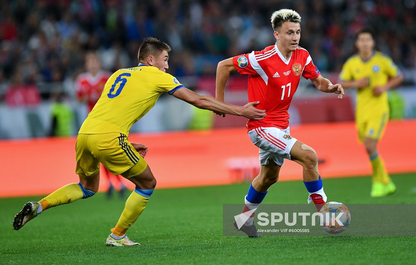 Russia Soccer Euro 2020 Qualifier Russia - Kazakhstan