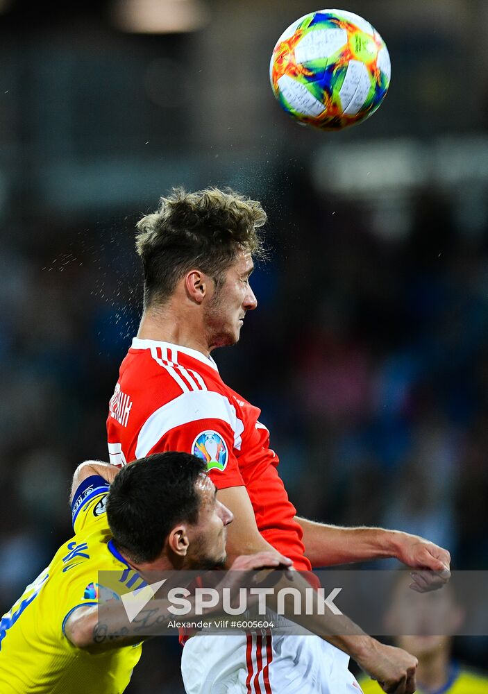 Russia Soccer Euro 2020 Qualifier Russia - Kazakhstan