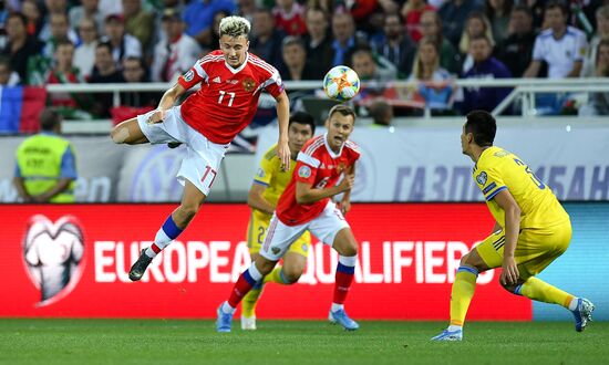 Russia Soccer Euro 2020 Qualifier Russia - Kazakhstan