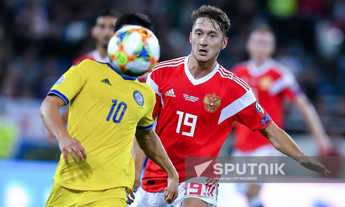 Russia Soccer Euro 2020 Qualifier Russia - Kazakhstan