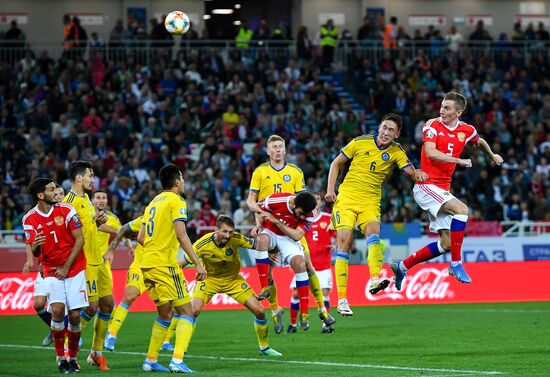 Russia Soccer Euro 2020 Qualifier Russia - Kazakhstan
