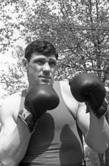 Soviet boxer Andrei Abramov