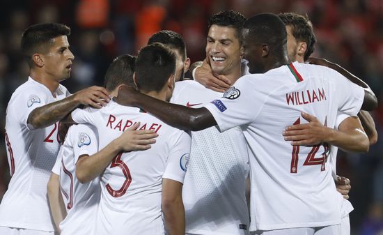 Lithuania Soccer Euro 2020 Qualifier Lithuania - Portugal