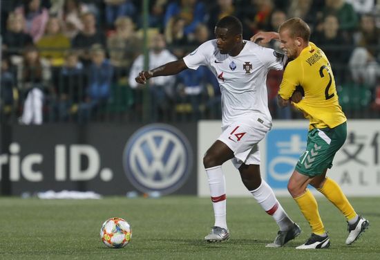 Lithuania Soccer Euro 2020 Qualifier Lithuania - Portugal