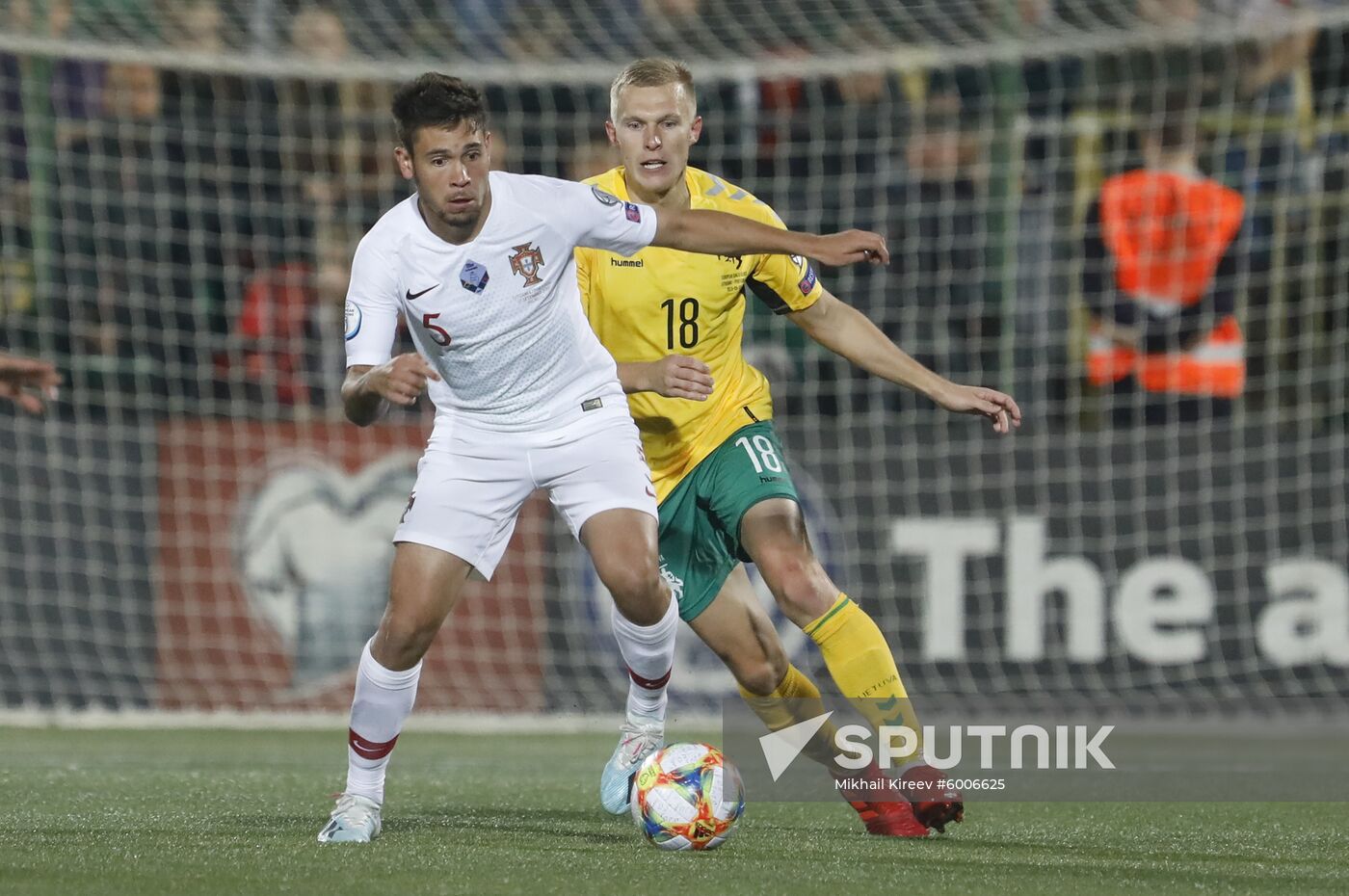 Lithuania Soccer Euro 2020 Qualifier Lithuania - Portugal