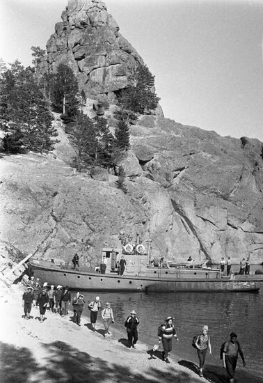 Peschanaya Harbor on Lake Baikal