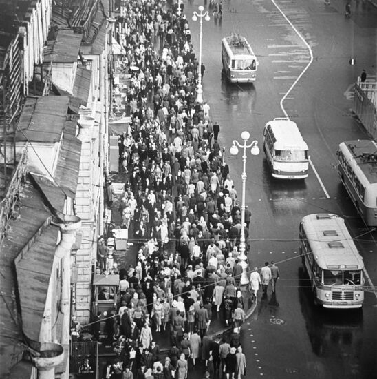 Nevsky Prospekt in Leningrad