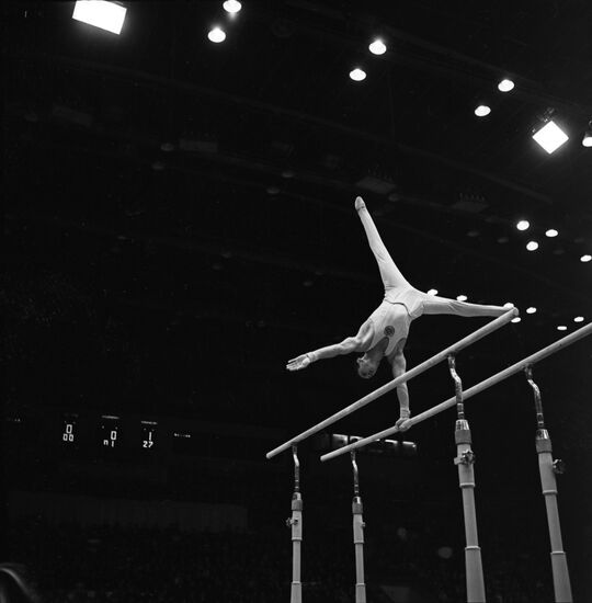 Gymnast Mikhail Voronin