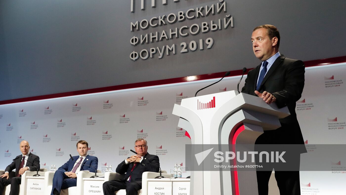 Russia Moscow Financial Forum