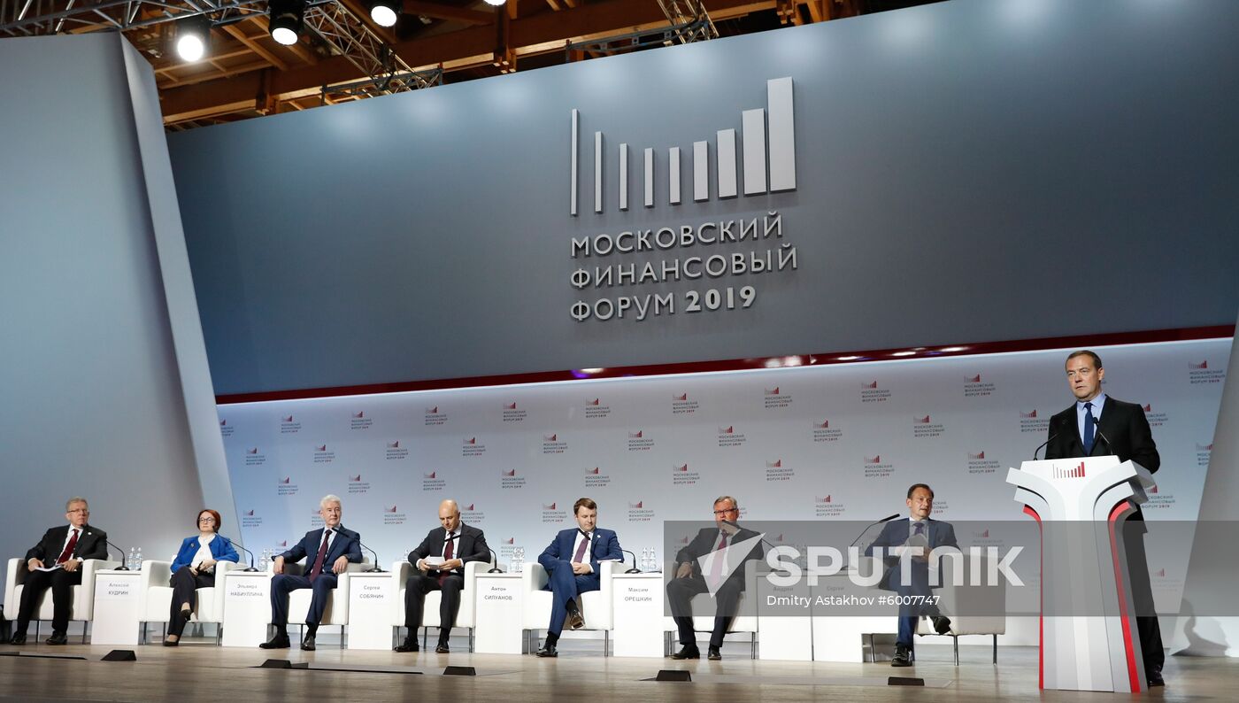 Russia Moscow Financial Forum