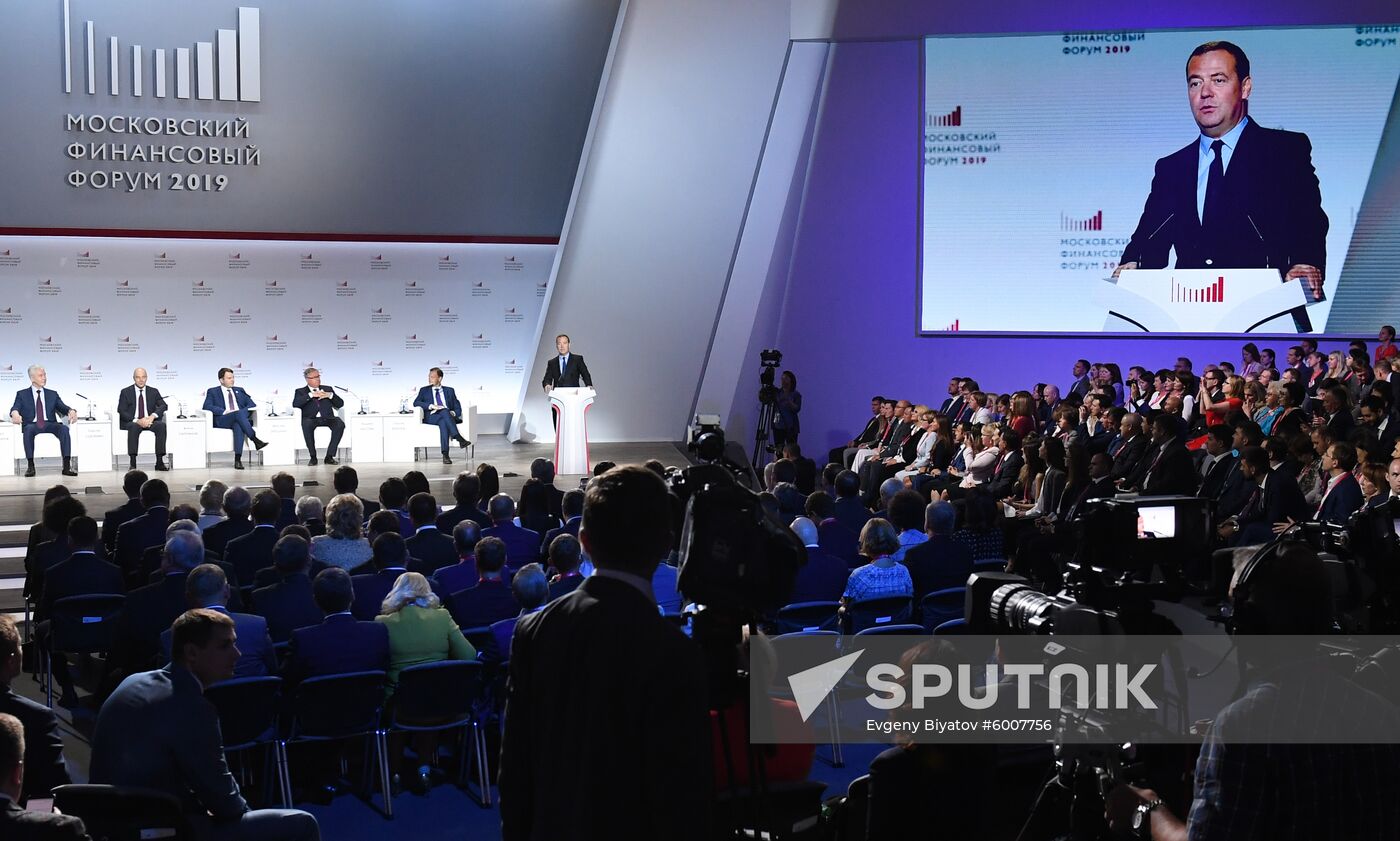 Russia Moscow Financial Forum