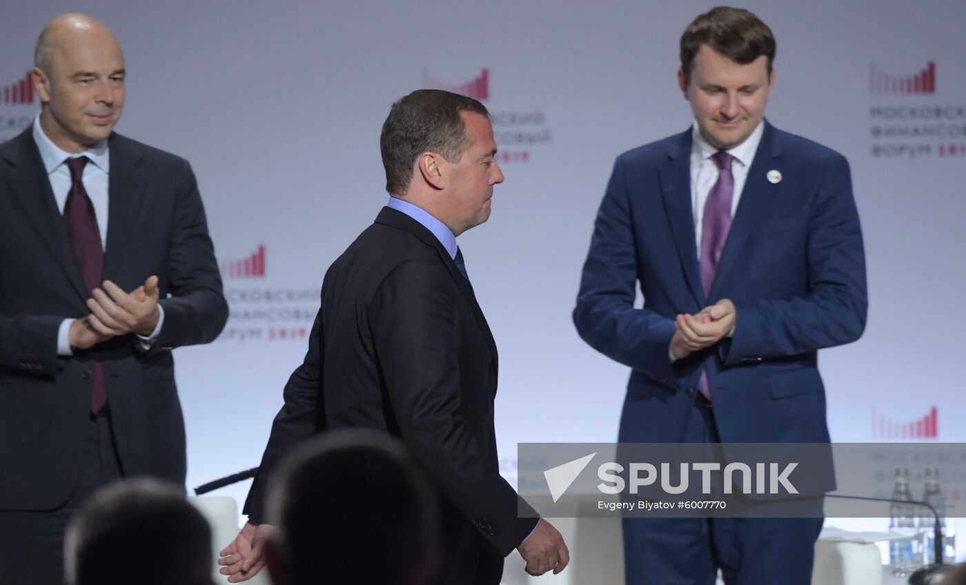 Russia Moscow Financial Forum