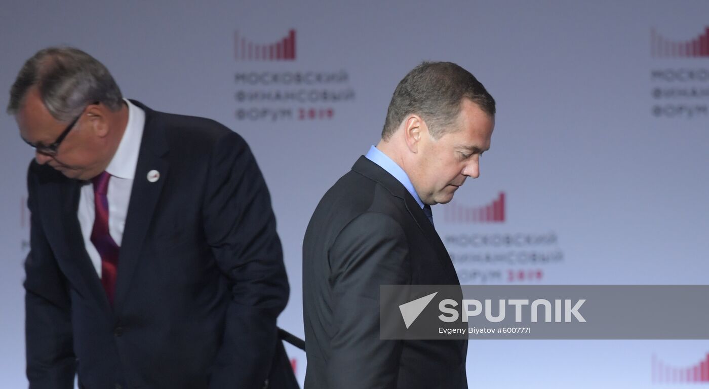 Russia Moscow Financial Forum