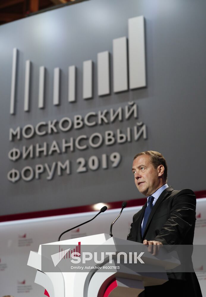 Russia Moscow Financial Forum