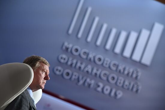 Russia Moscow Financial Forum