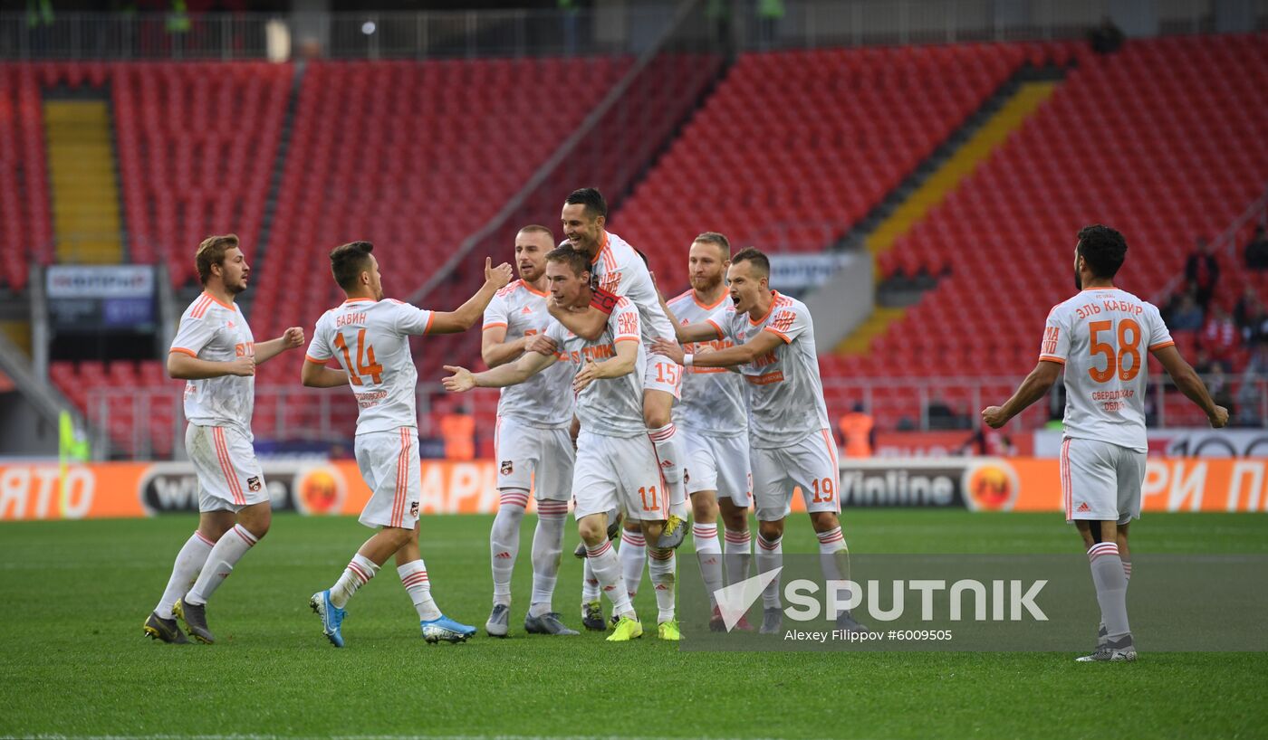 Russia Soccer Premier-League Spartak - Ural