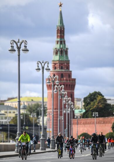 Russia Autumn Bicycle Festival