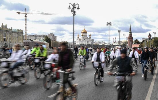 Russia Autumn Bicycle Festival